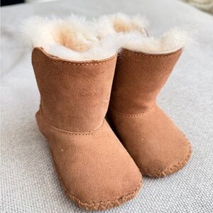 Cozy Tan Baby Boots